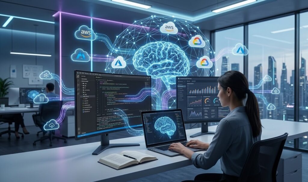 How to become an AI engineer in 2026 career roadmap with machine learning and AI development environment